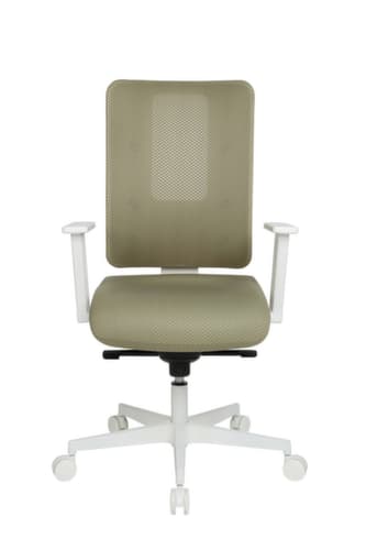 Topstar Siège de bureau pivotant Sitness Life 50 avec support de dossier ouvert, dossier maille avec support ajouré, vase
