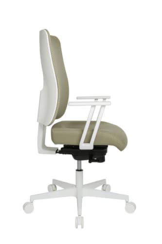 Topstar Siège de bureau pivotant Sitness Life 50 avec support de dossier ouvert, dossier maille avec support ajouré, vase