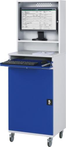 RAU Armoire pour PC mobiles 65, RAL7035 gris clair/RAL5010 bleu gentiane
