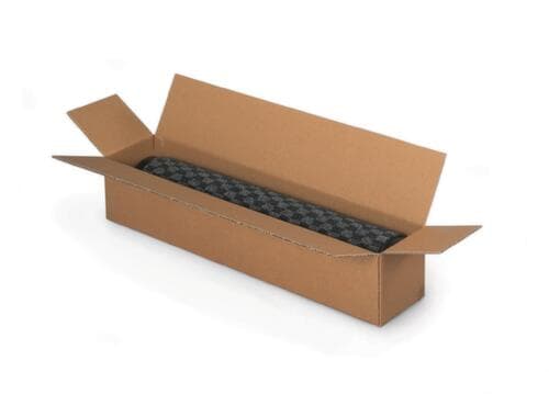 Carton d'expédition long avec grande ouverture, 1 onde, 800 x 100 x 100 mm