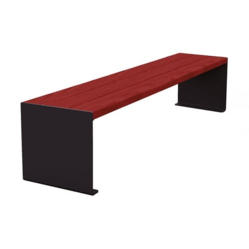 Banc Kube avec piètement à panneaux