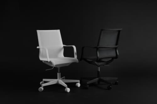 Topstar Chaise de bureau pivotant Sitness Life 40 avec tissu à mailles continu