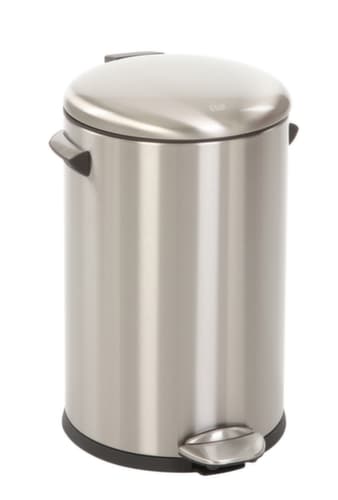 Poubelle à pédale EKO Belle Deluxe avec couvercle en acier inoxydable, 12 l