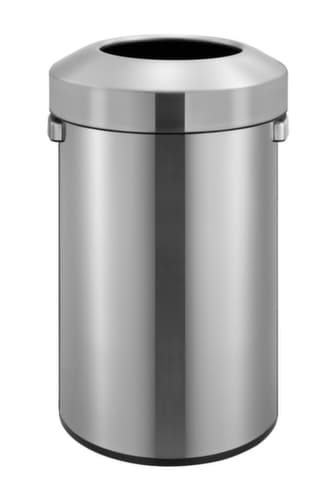 Poubelle en acier inoxydable ouverte EKO Urban Bin