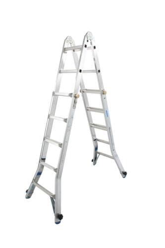 Krause Échelle télescopique polyvalente en quatre parties STABILO® Professional, 4 x 5 échelons profilés