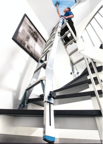 Krause Échelle télescopique polyvalente en quatre parties STABILO® Professional, 4 x 5 échelons profilés
