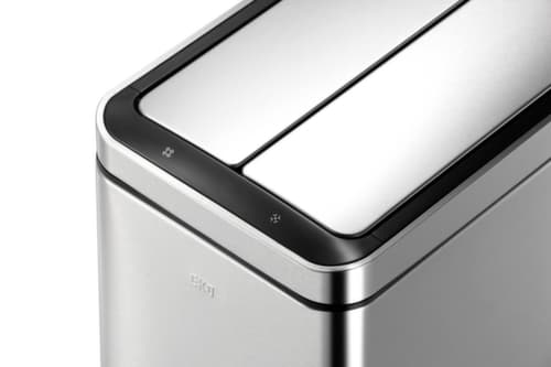 Poubelle à capteur EKO Deluxe Phantom en acier inoxydable, 30 l
