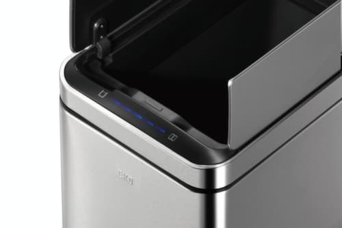 Poubelle à capteur EKO Deluxe Phantom en acier inoxydable, 30 l