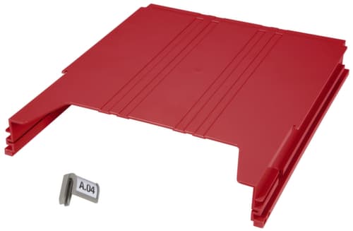 EICHNER Trieur mural Big Compartiment de stockage, rouge