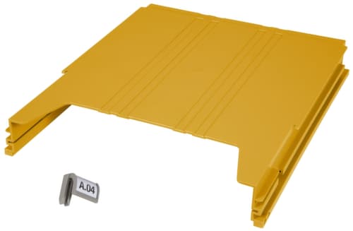 EICHNER Trieur mural Big Compartiment de stockage, jaune