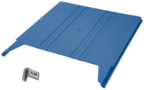 EICHNER Trieur mural Flat Compartiment de stockage, bleu