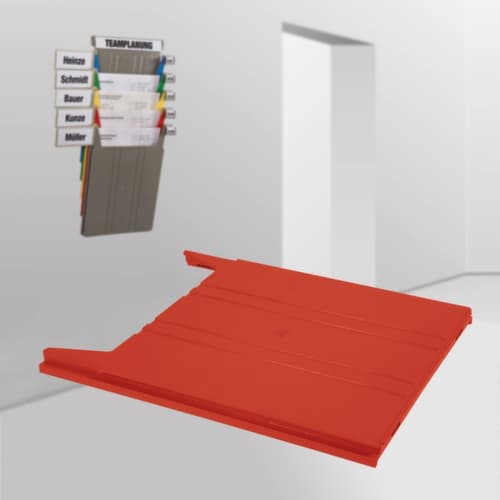 EICHNER Trieur mural Flat Compartiment de stockage, rouge