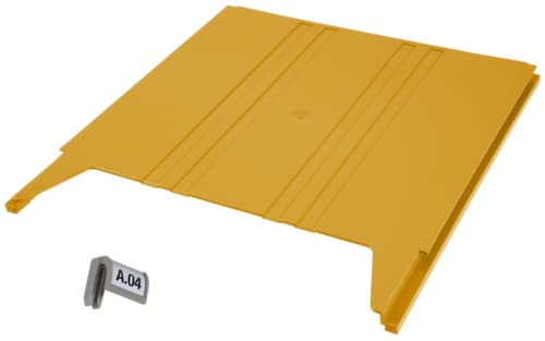 EICHNER Trieur mural Flat Compartiment de stockage, jaune