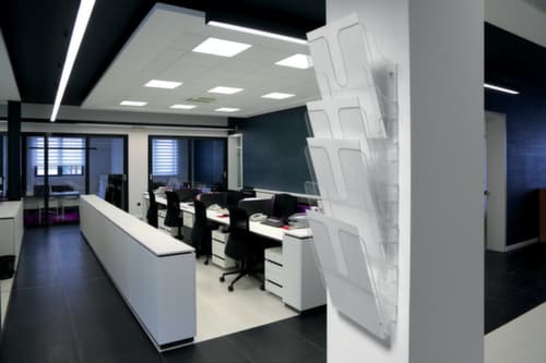 Durable Présentoir mural FLEXIPLUS pour DIN A4, 6 tablettes
