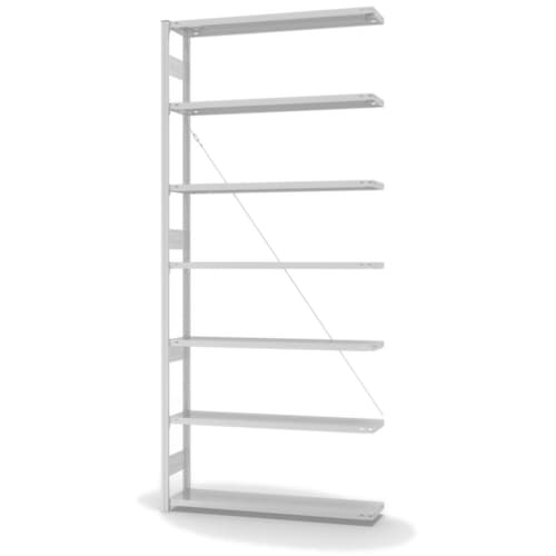 hofe Panneau d'extension pour le rayonnage sans vis, hauteur x largeur x profondeur 3000 x 1310 x 335 mm, 7 tablettes
