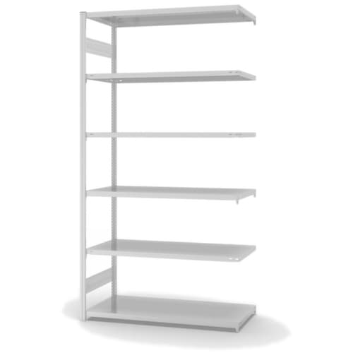 hofe Rayonnage à traverses type standard, hauteur x largeur x profondeur 2500 x 1310 x 635 mm, 6 tablettes
