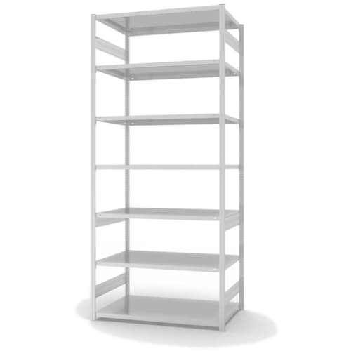 hofe Rayonnage à traverses type standard, hauteur x largeur x profondeur 3000 x 1360 x 835 mm, 7 tablettes