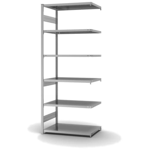 hofe Rayonnages enhofe treillis dans les constructions mi-lourdes, hauteur x largeur x profondeur 2500 x 1010 x 635 mm, 6 tablettes