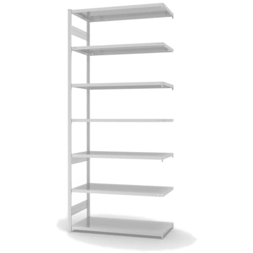 hofe Rayonnages enhofe treillis dans les constructions mi-lourdes, hauteur x largeur x profondeur 3000 x 1310 x 635 mm, 7 tablettes