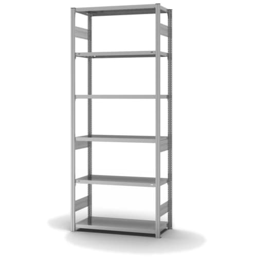 hofe Rayonnages en treillis dans la construction lourde, hauteur x largeur x profondeur 2500 x 1010 x 435 mm, 6 tablettes