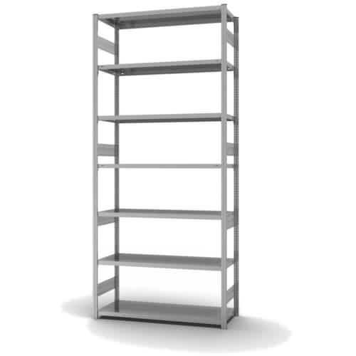 hofe Rayonnages en treillis dans la construction lourde, hauteur x largeur x profondeur 3000 x 1360 x 535 mm, 7 tablettes