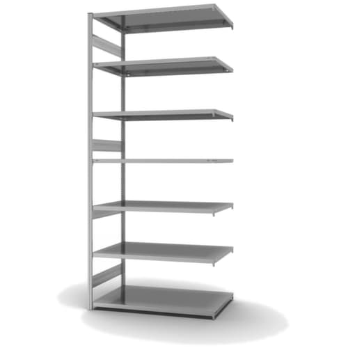 hofe Rayonnages en treillis dans la construction lourde, hauteur x largeur x profondeur 3000 x 1310 x 835 mm, 7 tablettes
