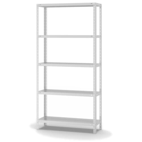 hofe Etagère à visser, 5 tablettes, RAL7035 gris clair