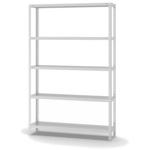 hofe Etagère à visser, 5 tablettes, RAL7035 gris clair