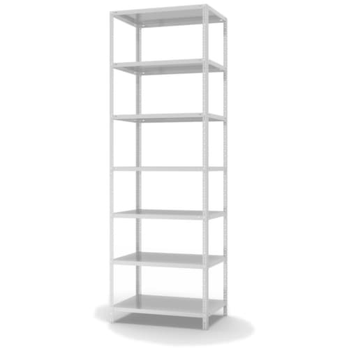 hofe Etagère à visser, 7 tablettes, RAL7035 gris clair