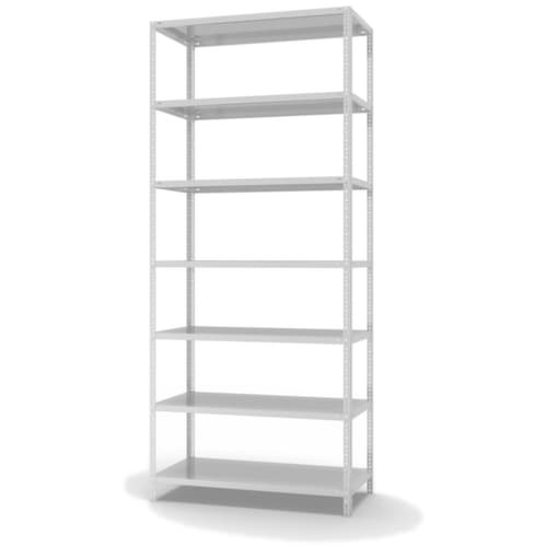 hofe Etagère à visser, 7 tablettes, RAL7035 gris clair