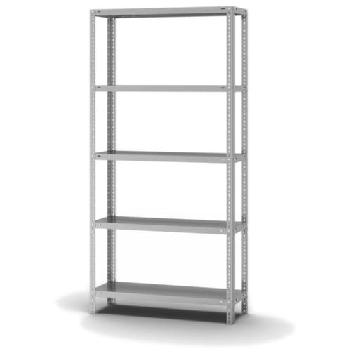 hofe Etagère à visser, 5 tablettes, avec revêtement en zinc anti-corrosion