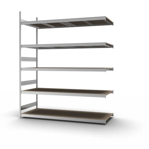 hofe Rayonnage grande largeur avec tablettes en bois