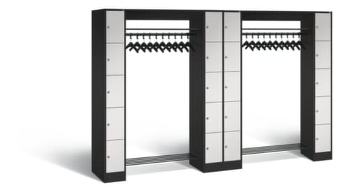 C+P Vestiaire à casiers Classic avec 20 casiers, largeur 2840 mm
