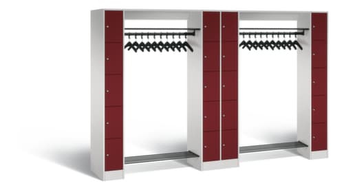 C+P Vestiaire à casiers Classic avec 20 casiers, largeur 2840 mm