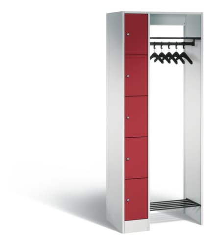 C+P Vestiaire à casiers Classic avec 5 casiers, largeur 740 mm