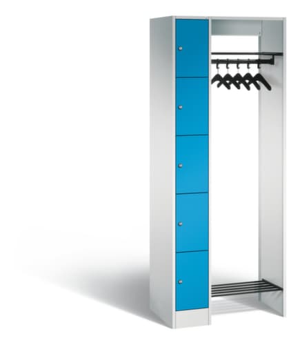 C+P Vestiaire à casiers Classic avec 5 casiers, largeur 740 mm