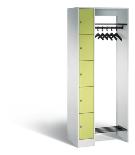 C+P Vestiaire à casiers Classic avec 5 casiers, largeur 740 mm