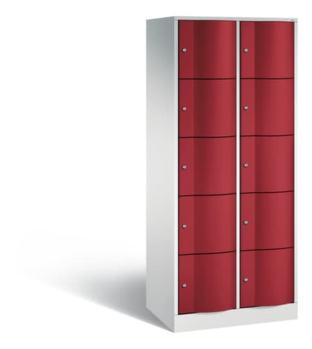 C+P armoire multicases Resisto, 10 compartiments