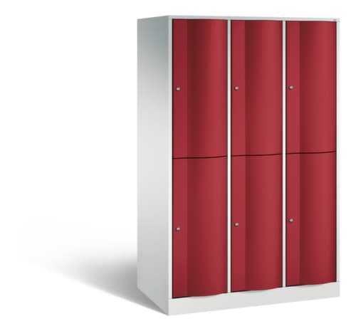 C+P armoire multicases Resisto, 6 compartiments