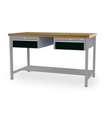 Bedrunka + Hirth Établi, 2 tiroirs, 1/2 tablette