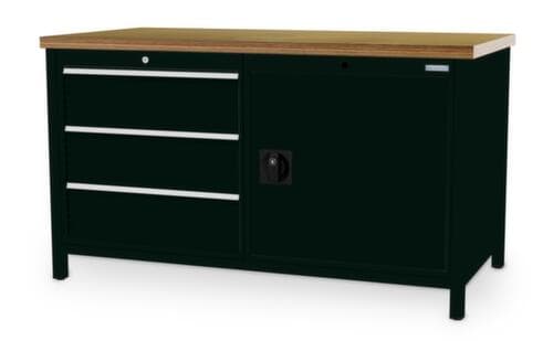 Bedrunka + Hirth Établi, 3 tiroirs, 1 armoire