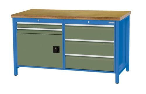 Bedrunka + Hirth Établi, 5 tiroirs, 1 armoire