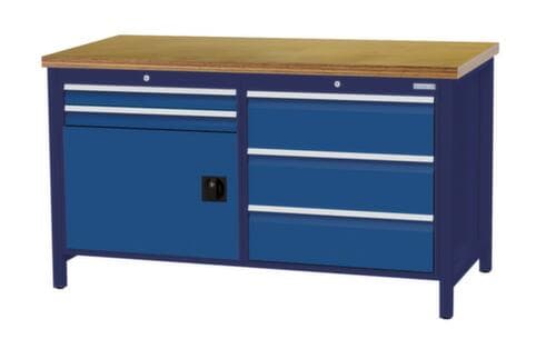 Bedrunka + Hirth Établi, 5 tiroirs, 1 armoire