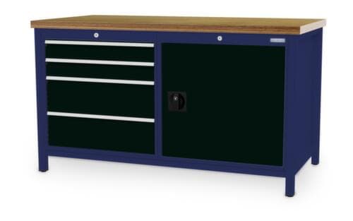 Bedrunka + Hirth Établi, 4 tiroirs, 1 armoire