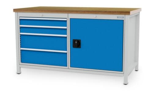 Bedrunka + Hirth Établi, 4 tiroirs, 1 armoire