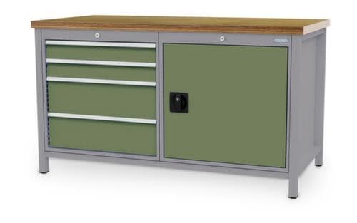 Bedrunka + Hirth Établi, 4 tiroirs, 1 armoire
