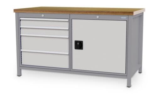 Bedrunka + Hirth Établi, 4 tiroirs, 1 armoire