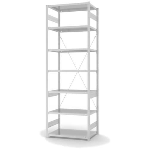 hofe Rayonnage antibactérien AntiBac®, hauteur x largeur x profondeur 3000 x 1060 x 635 mm, 7 tablettes