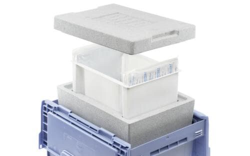 Conteneur réutilisable à isolation thermique, capacité 5 l, couvercle crocodile