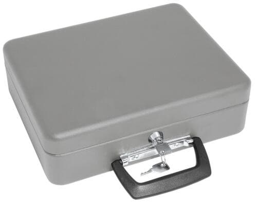 WEDO caisse STANDARD, 3 compartiments billets/ 8 à monnaie, serrure à cylindre